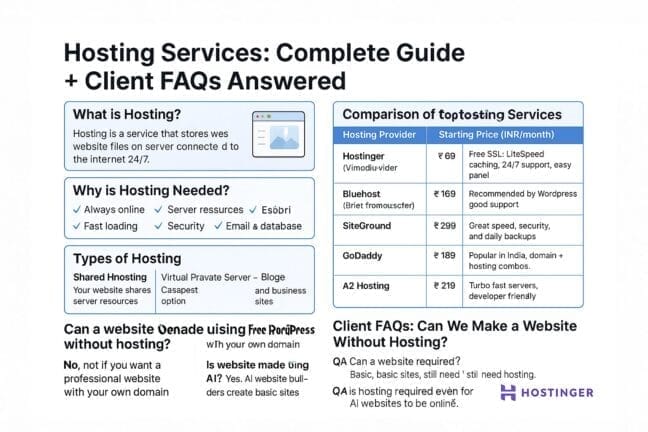 web hosting services